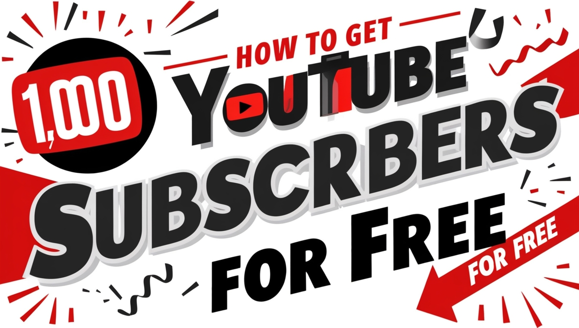 How to Get 1000 Subscribers on YouTube in a Day for Free